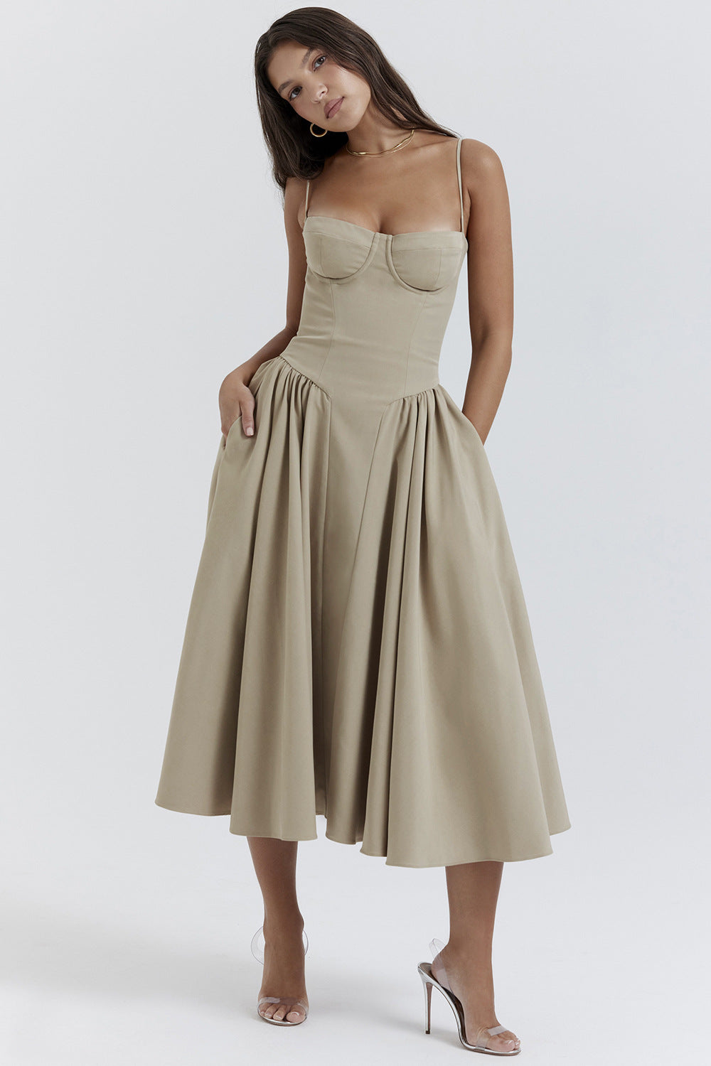 Falda Verano Elegante de Cintura Alta