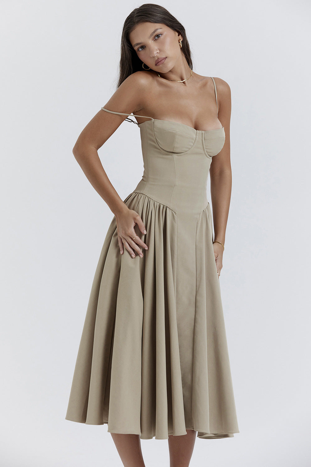 Falda Verano Elegante de Cintura Alta
