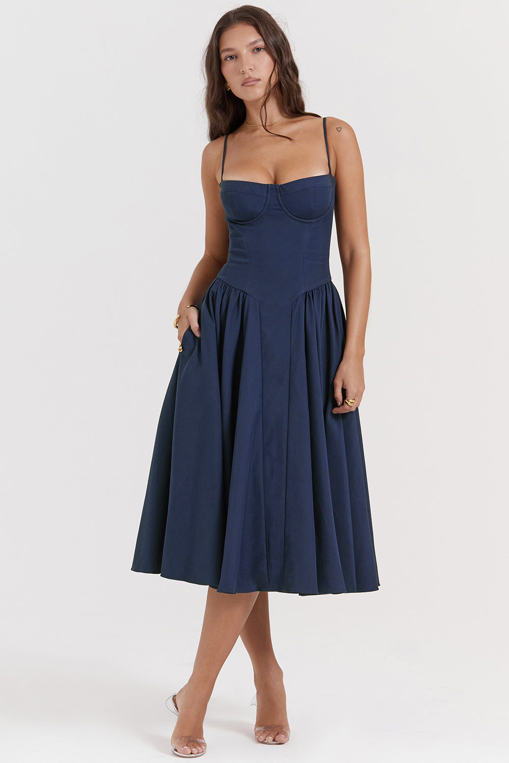 Falda Verano Elegante de Cintura Alta